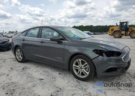 2018 Ford Fusion Se Hybrid z USA, uszkodzony, nr VIN 3FA6P0LU3JR175094